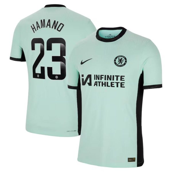 Chelsea FC chelsea wsl nike third vapor match sponsored shirt 2023-24 with hamano 23 printing Jerseys - Official Football Shirts UK