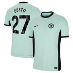 Chelsea FC chelsea nike third vapor match shirt 2023-24 with gusto 27 printing Jerseys - Official Football Shirts UK