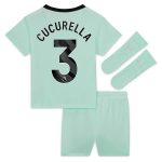 Chelsea FC chelsea nike third stadium kit 2023-24 – infants with cucurella 3 printing Jerseys - Official Football Shirts UK