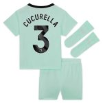 Chelsea FC chelsea nike third stadium sponsored kit 2023-24 – infants with cucurella 3 printing Jerseys - Official Football Shirts UK