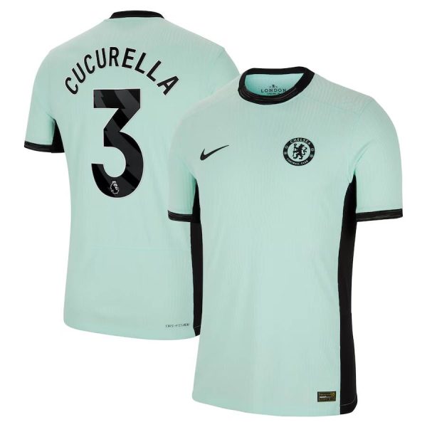 Chelsea FC chelsea nike third vapor match shirt 2023-24 with cucurella 3 printing Jerseys - Official Football Shirts UK