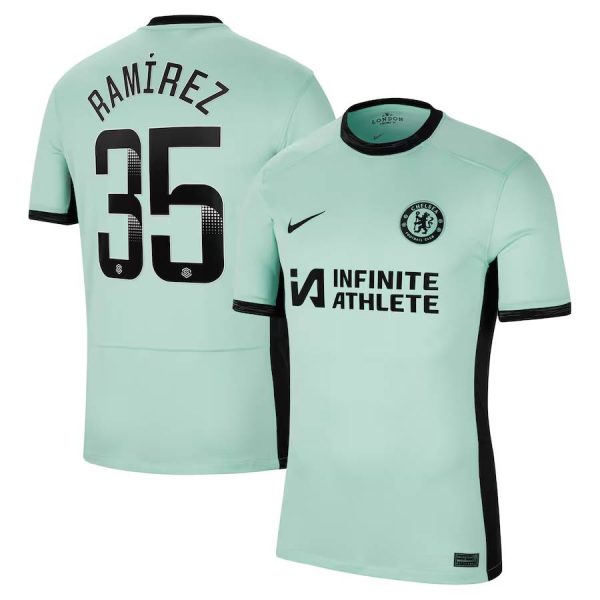 Chelsea FC chelsea wsl nike third vapor match sponsored shirt 2023-24 with ramírez 35 printing Jerseys - Official Football Shirts UK