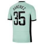 Chelsea FC chelsea wsl nike third vapor match sponsored shirt 2023-24 with ramírez 35 printing Jerseys - Official Football Shirts UK