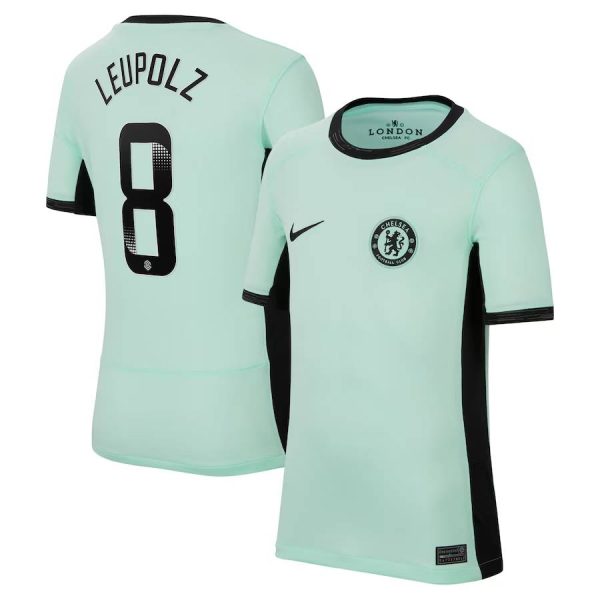 Chelsea FC chelsea wsl nike third stadium shirt 2023-24 – kids with leupolz 8 printing Jerseys - Official Football Shirts UK