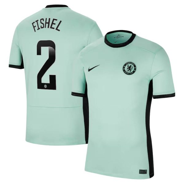 Chelsea FC chelsea wsl nike third vapor match shirt 2023-24 with fishel 2 printing Jerseys - Official Football Shirts UK