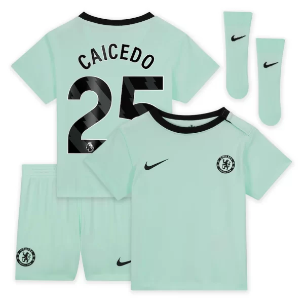 Chelsea FC chelsea nike third stadium kit 2023-24 – infants with caicedo 25 printing Jerseys - Official Football Shirts UK