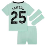 Chelsea FC chelsea nike third stadium kit 2023-24 – infants with caicedo 25 printing Jerseys - Official Football Shirts UK