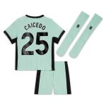 Chelsea FC chelsea nike third stadium kit 2023-24 – little kids with caicedo 25 printing Jerseys - Official Football Shirts UK