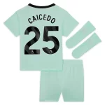 Chelsea FC chelsea nike third stadium sponsored kit 2023-24 – infants with caicedo 25 printing Jerseys - Official Football Shirts UK