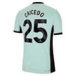 Chelsea FC chelsea nike third vapor match shirt 2023-24 with caicedo 25 printing Jerseys - Official Football Shirts UK