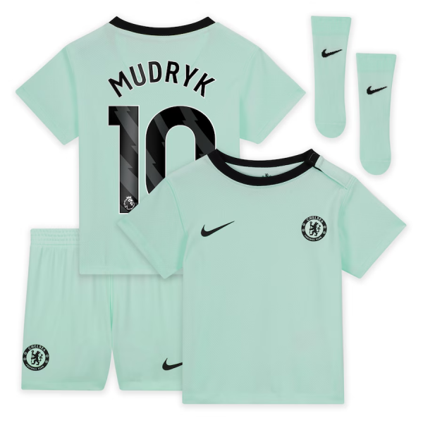 Chelsea FC chelsea nike third stadium kit 2023-24 – infants with mudryk 10 printing Jerseys - Official Football Shirts UK