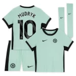 Chelsea FC chelsea nike third stadium kit 2023-24 – little kids with mudryk 10 printing Jerseys - Official Football Shirts UK