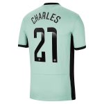 Chelsea FC chelsea wsl nike third stadium shirt 2023-24 with charles 21 printing Jerseys - Official Football Shirts UK