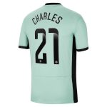 Chelsea FC chelsea wsl nike third stadium sponsored shirt 2023-24 with charles 21 printing Jerseys - Official Football Shirts UK