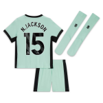 Chelsea FC chelsea nike third stadium kit 2023-24 – little kids with n.jackson 15 printing Jerseys - Official Football Shirts UK