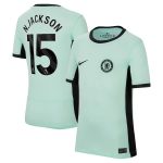 Chelsea FC chelsea nike third stadium shirt 2023-24 – kids with n.jackson 15 printing Jerseys - Official Football Shirts UK