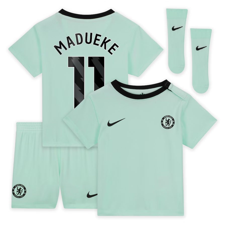 Chelsea FC chelsea nike third stadium kit 2023-24 – infants with madueke 11 printing Jerseys - Official Football Shirts UK