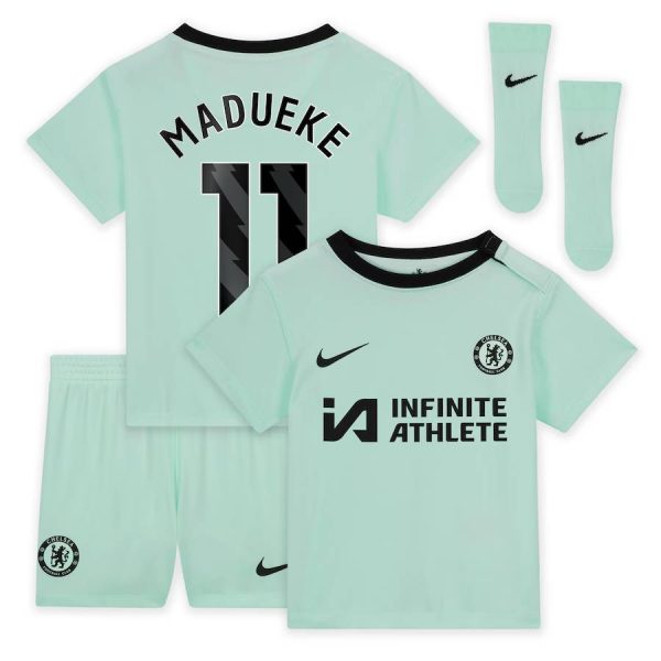 Chelsea FC chelsea nike third stadium sponsored kit 2023-24 – infants with madueke 11 printing Jerseys - Official Football Shirts UK