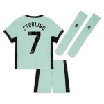 Chelsea FC chelsea nike third stadium kit 2023-24 – little kids with sterling 7 printing Jerseys - Official Football Shirts UK