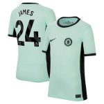 Chelsea FC chelsea nike third stadium shirt 2023-24 – kids with james 24 printing Jerseys - Official Football Shirts UK