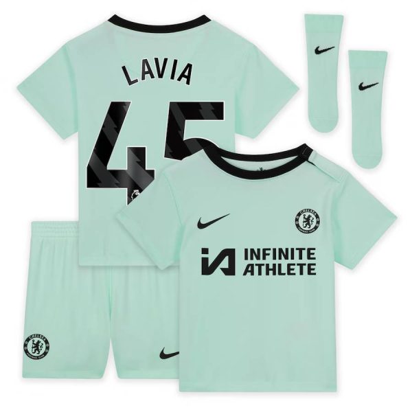 Chelsea FC chelsea nike third stadium sponsored kit 2023-24 – infants with lavia 45 printing Jerseys - Official Football Shirts UK