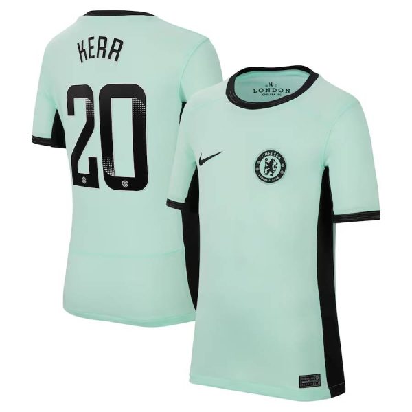 Chelsea FC chelsea wsl nike third stadium shirt 2023-24 – kids with kerr 20 printing Jerseys - Official Football Shirts UK