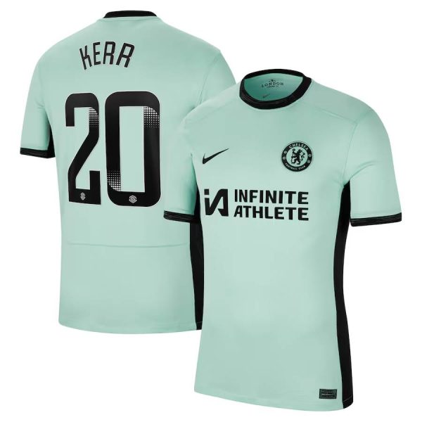 Chelsea FC chelsea wsl nike third stadium sponsored shirt 2023-24 with kerr 20 printing Jerseys - Official Football Shirts UK