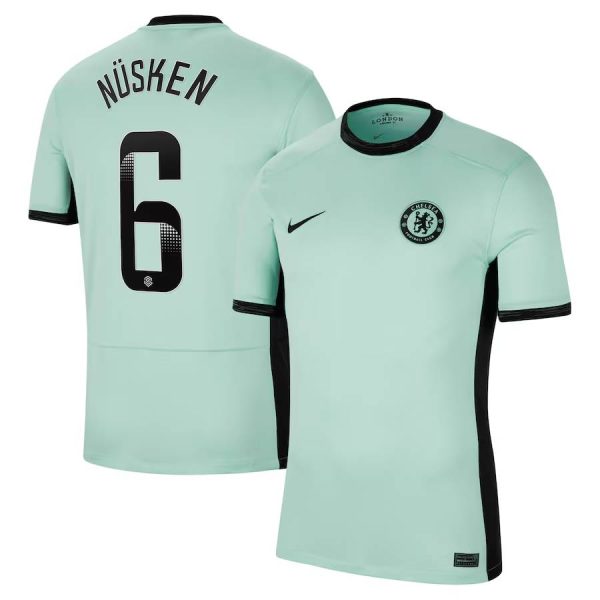 Chelsea FC chelsea wsl nike third stadium shirt 2023-24 with nüsken 6 printing Jerseys - Official Football Shirts UK