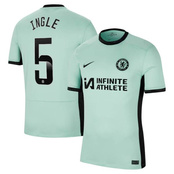 Chelsea FC chelsea wsl nike third stadium sponsored shirt 2023-24 with ingle 5 printing Jerseys - Official Football Shirts UK