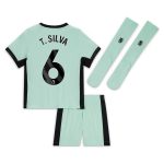 Chelsea FC chelsea nike third stadium kit 2023-24 – little kids with t. silva 6 printing Jerseys - Official Football Shirts UK