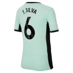 Chelsea FC chelsea nike third stadium shirt 2023-24 – kids with t. silva 6 printing Jerseys - Official Football Shirts UK