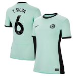 Chelsea FC chelsea nike third stadium shirt 2023-24 – womens with t. silva 6 printing Jerseys - Official Football Shirts UK