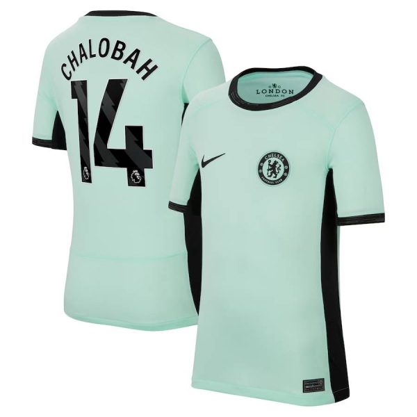 Chelsea FC chelsea nike third stadium shirt 2023-24 – kids with chalobah 14 printing Jerseys - Official Football Shirts UK