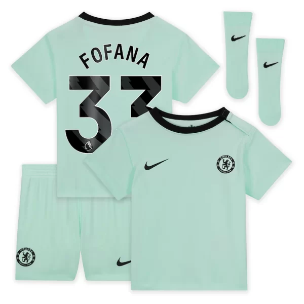 Chelsea FC chelsea nike third stadium kit 2023-24 – infants with fofana 33 printing Jerseys - Official Football Shirts UK