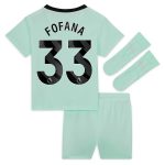 Chelsea FC chelsea nike third stadium kit 2023-24 – infants with fofana 33 printing Jerseys - Official Football Shirts UK