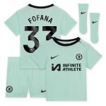 Chelsea FC chelsea nike third stadium sponsored kit 2023-24 – infants with fofana 33 printing Jerseys - Official Football Shirts UK